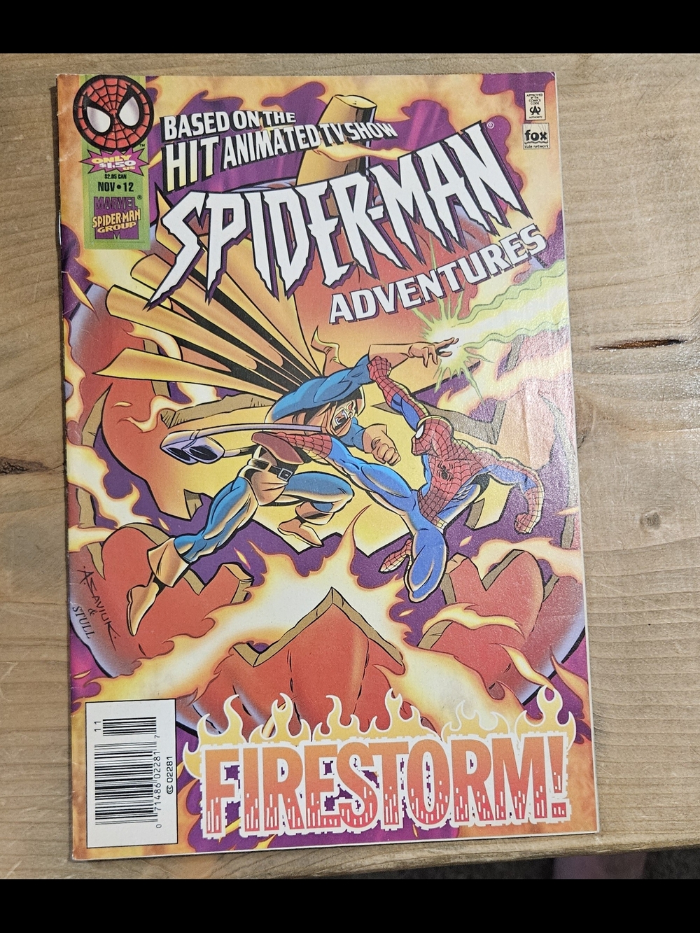 SpiderMan Adventures #12 Marvel 1995 Animated TV Series Hobgoblin Rare Raw 9.6